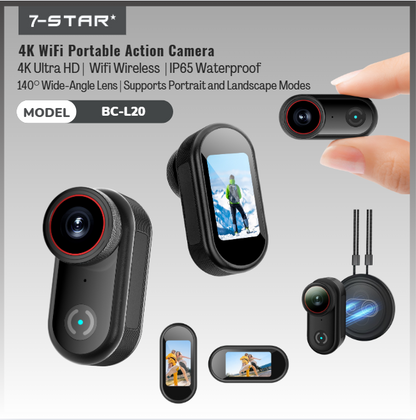 L20 4K HD Video Recording Thumb Action Camera