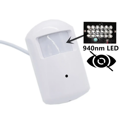5MP Audio PIR Motion Sensor Covert CCTV Camera with 940nm IR Night Vision | SC1553-A