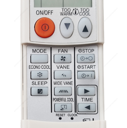 Universal Replacement MITSUBISHI Aircon Remote Control | MITS1014