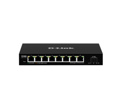 D-LINK 8-Port 2.5G Ethernet Switch with 10G Uplink Port | DL-DMS-F109TS