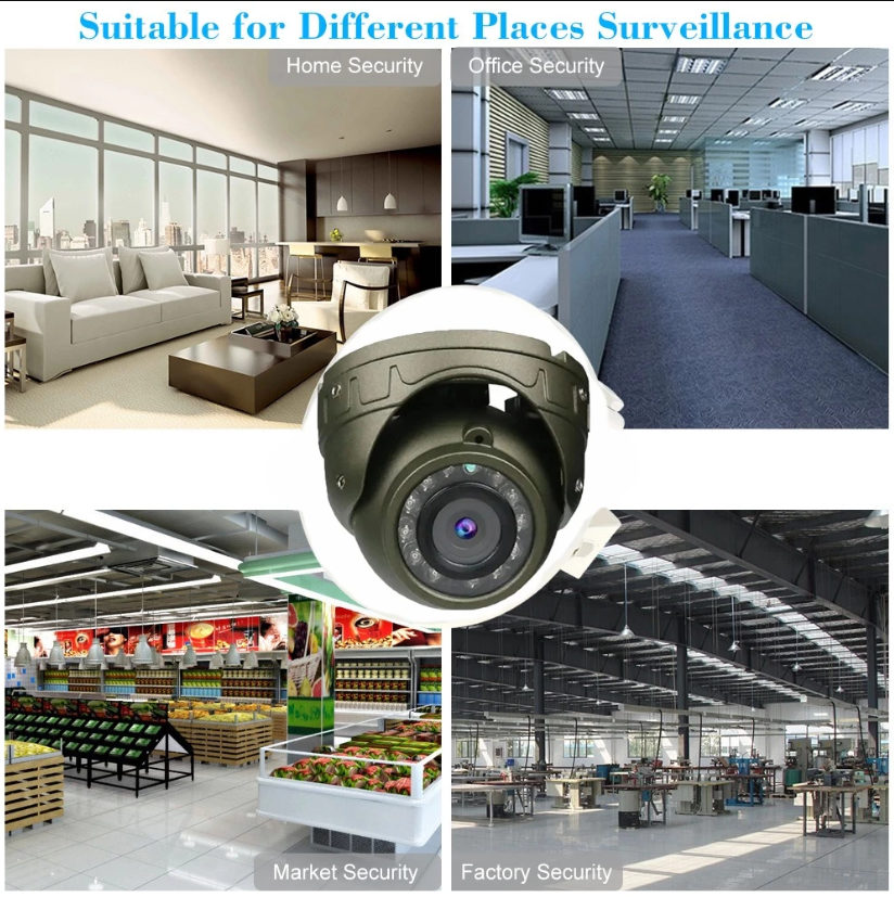 Mini Turret Dome 2MP AHD 180° Panoramic Ultra Wide Angle Camera