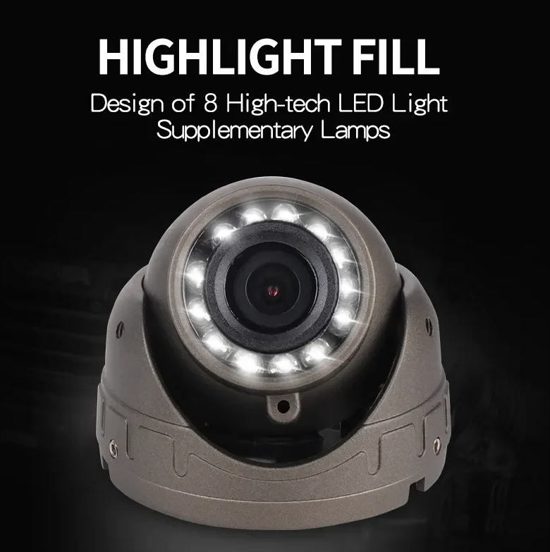 Mini Turret Dome 2MP AHD 180° Panoramic Ultra Wide Angle Camera