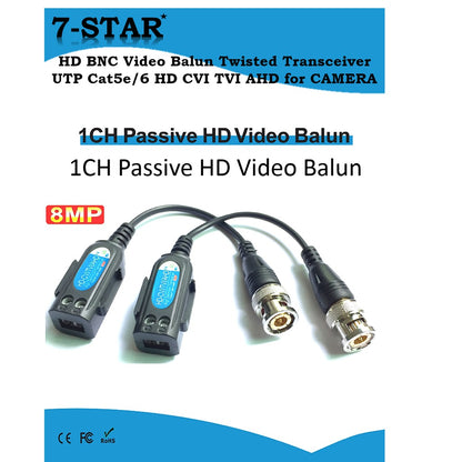 HD-CVI/TVI/AHD Passive Video Balun for CCTV Camera | TTP111HD