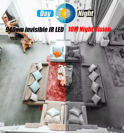 5MP Audio PIR Motion Sensor Covert CCTV Camera with 940nm IR Night Vision | SC1553-A