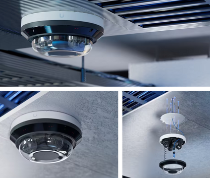 Ubiquiti Unifi AI Multi Sensor 4 32MP PoE++ Multi-Sensor Camera | UBQ-UVC-AI-MS-4-W
