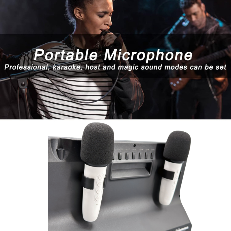 14" Portable TV | Karaoke, 8800mAh | LED-MT1400K