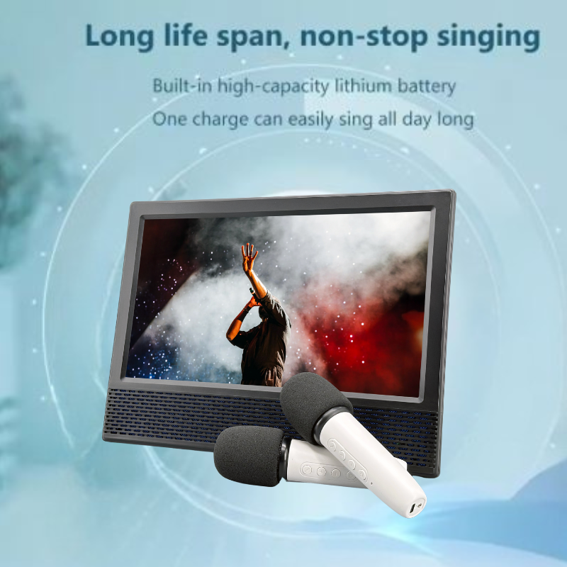14" Portable TV | Karaoke, 8800mAh | LED-MT1400K