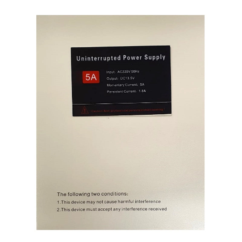 5A Door Access UPS Power Supply 12V-13.5V with Relay | PS5A12V/DOOR ACCESS