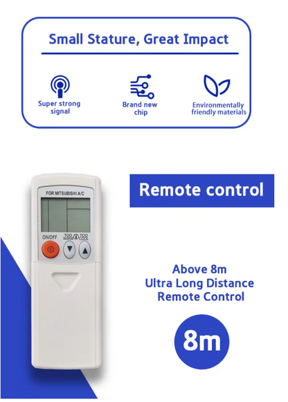 Universal Replacement MITSUBISHI Aircon Remote Control | MITS1014