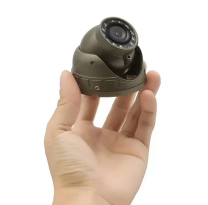Mini Turret Dome 4MP Audio Panoramic Ultra Wide Angle IR PoE Network IP Camera