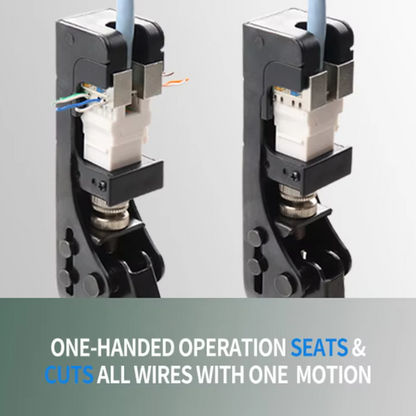 90-Degree Keystone Jacks Punch Down Network Tool Crimper Kit | CT-HS5098