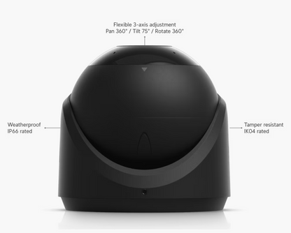 Ubiquiti UniFi Black UVC-G6-Turret G6 8MP 4K AI Turret Ultra IP Camera
