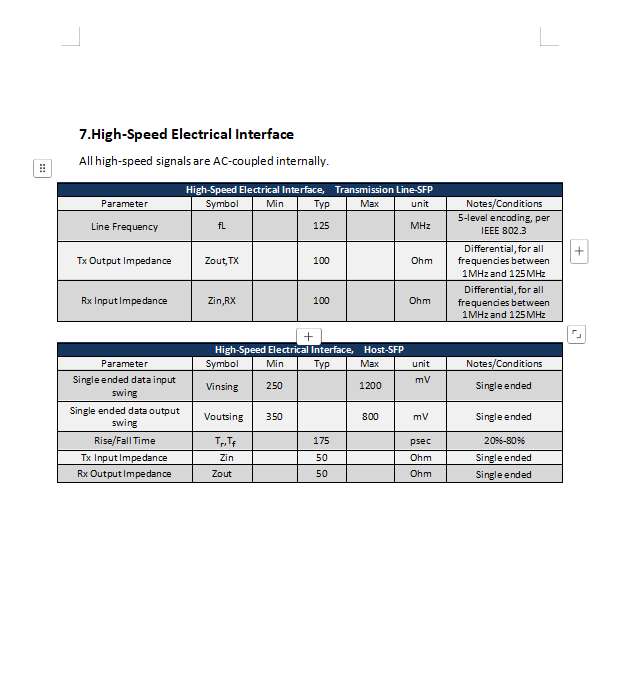 7-STAR* SFP+ to RJ45 10G Transceiver - 10GBASE-T 2.5G/5G/10G SFP+ Module | 7S-SFP+-T-R30