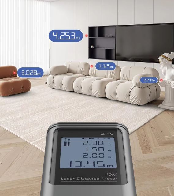 Laser Distance Meter 40M / 132ft  | PDLM-340