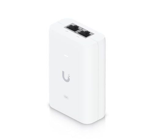 Ubiquiti UniFi U-POE-AT Compact PoE+ Gigabit Power Injector 30W