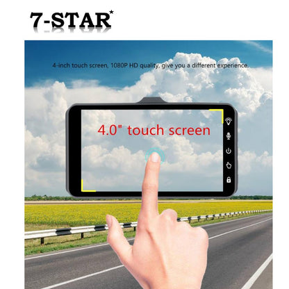 4"Touch Screen Dual-Lens Dashcam Front & Back Camera DVR | DCZ16D-2