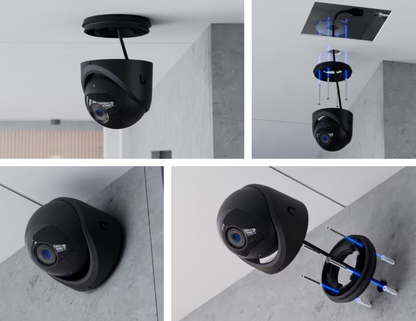 Ubiquiti UniFi Black UVC-G6-Turret G6 8MP 4K AI Turret Ultra IP Camera