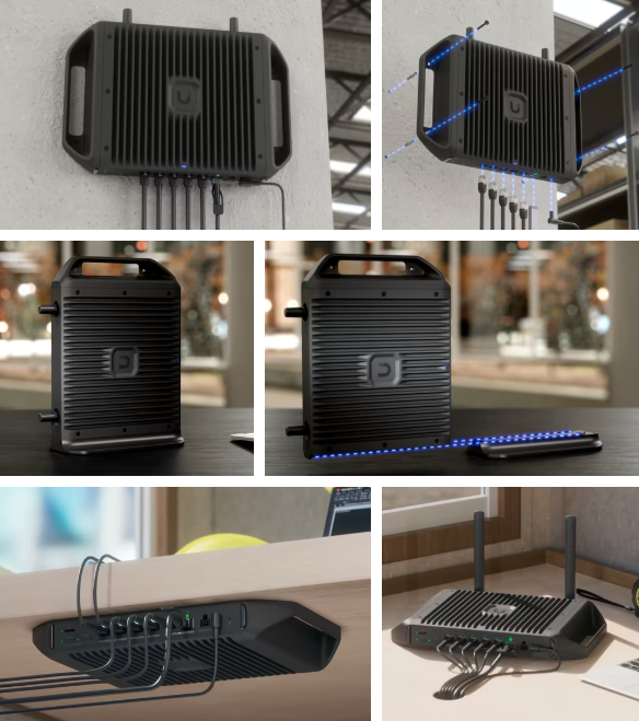 Unifi Cloud Gateway Industrial UCG-Industrial with 10GbE and 270W PoE Budget | UBQ-UCG-INDUSTRIAL