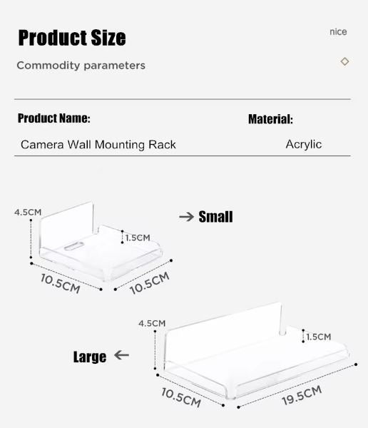 Camera Stand (Small/Large) | Free-Punch CCTV Holder | CA-B02 | CA-B04