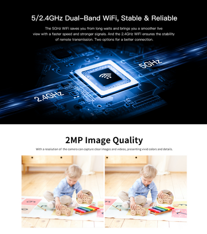 VStarcam CS996-SP 1080P Dual-Band WiFi IP Camera | VS-CS996-SP