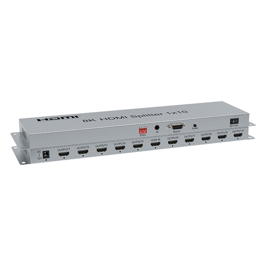 8K 60Hz HDMI Splitter 1x10 | 1 Input, 10 Outputs | HM8110