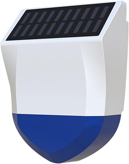 Smart WiFi Siren Alarm Outdoor Alarm Waterproof with Solar Panel | APP:Tuya | AS-195OS