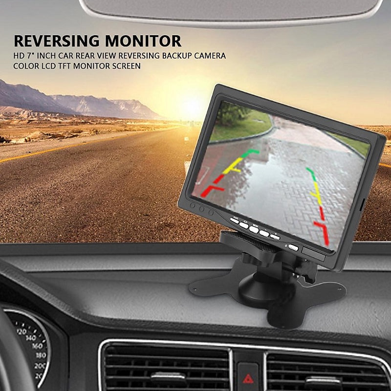 7" IPS Monitor with 2 BNC/AV/RCA for CCTV & Vehicles (DC9-36V) | LCD700