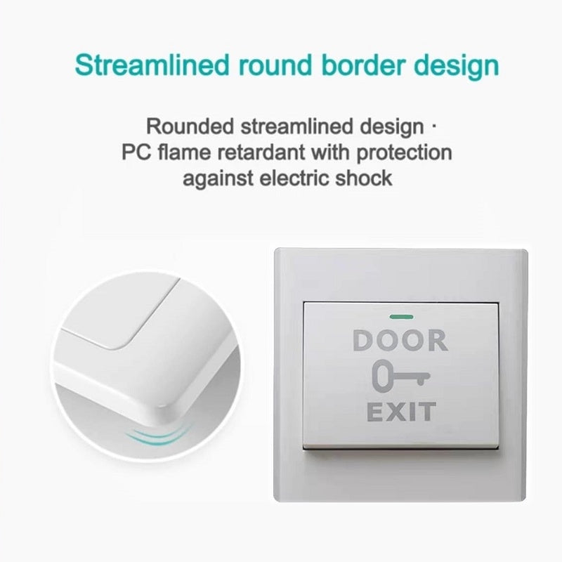 DOOR EXIT Push Release Button for Access Control Biometrics System
