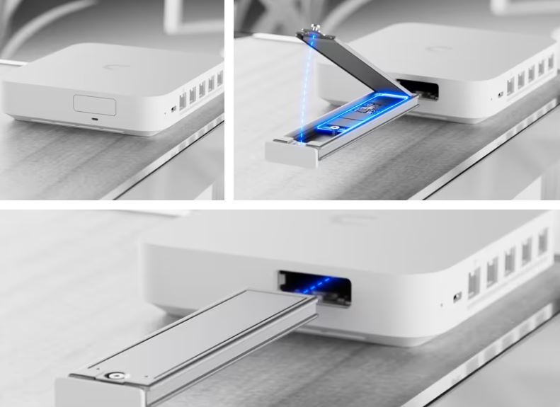 Ubiquiti Unifi UACC-SSD-Tray M.2 NVMe SSD Storage Insert Tray for UCG-Fiber/UCG-Max/Cloud Gateway