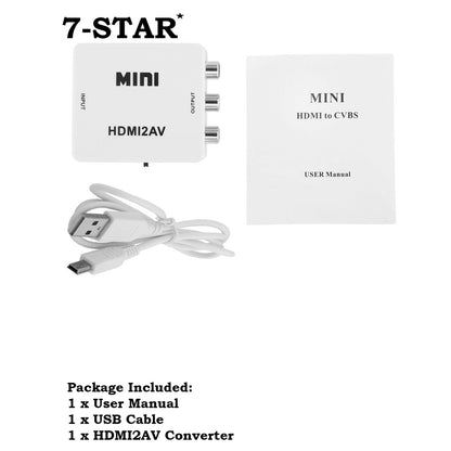 HDMI to AV/RCA Converter Adapter | HDMIAV
