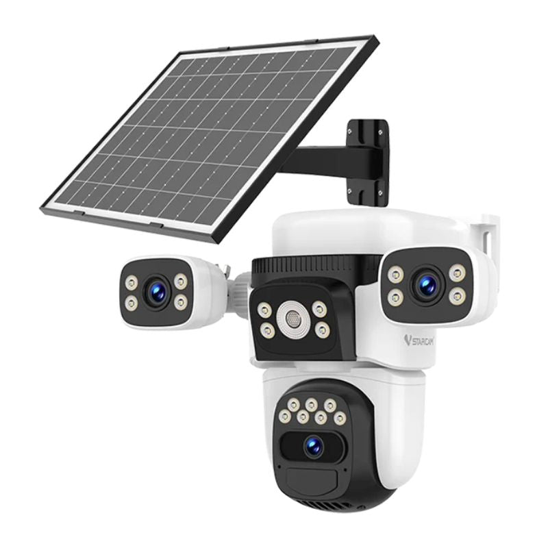 4G SIM Camera 3-Lens | 3-View | 8000mAh Battery + Solar Panel | BG621SR-TZ
