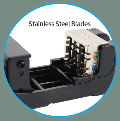 90-Degree Keystone Jacks Punch Down Network Tool Crimper Kit | CT-HS5098