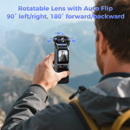 1.96'' Screen 4K WiFi Bodywear Action Camera with Portable Battery 3000mAh  | APP:Viipulse | BC-L18