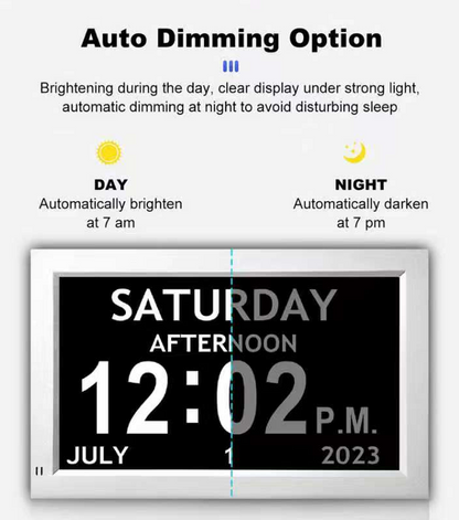 7 Inch Digital Calendar Clock Smart Monitor | LED-SC7S