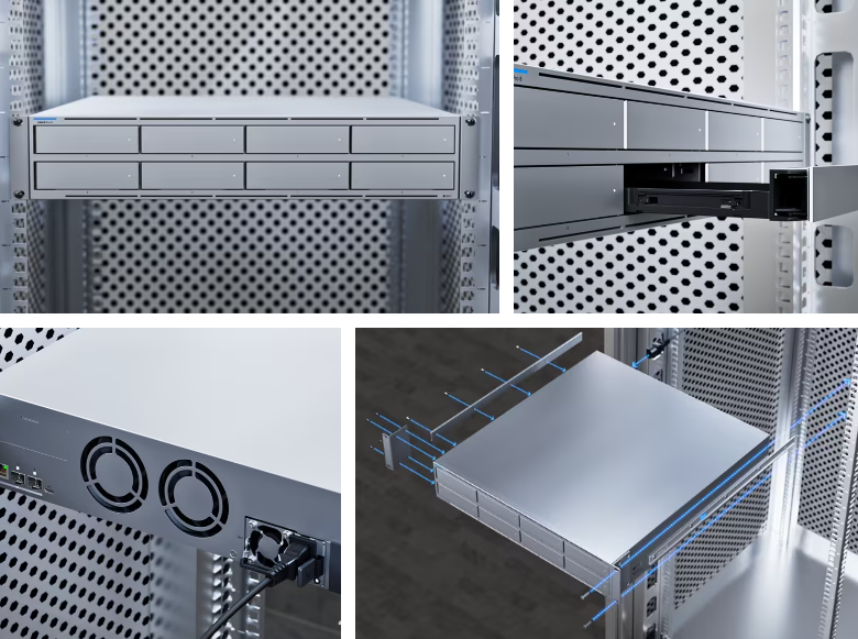 Ubiquiti UniFi UNAS-Pro-8 – 8-Bay Rackmount NAS