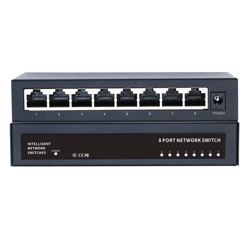 8 Port 10/100/1000Mbps Metal Gigabit Desktop Network Switch | 7SNSB-SG108