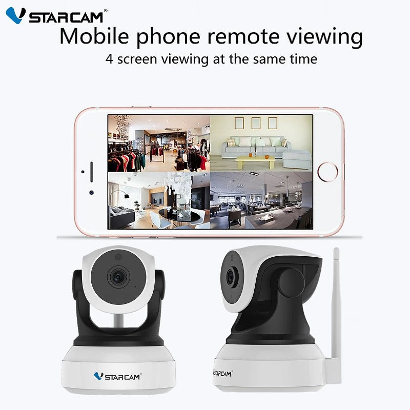 3MP WHITE Vstarcam Wireless IP Camera Wide-Angle CCTV  | C24S