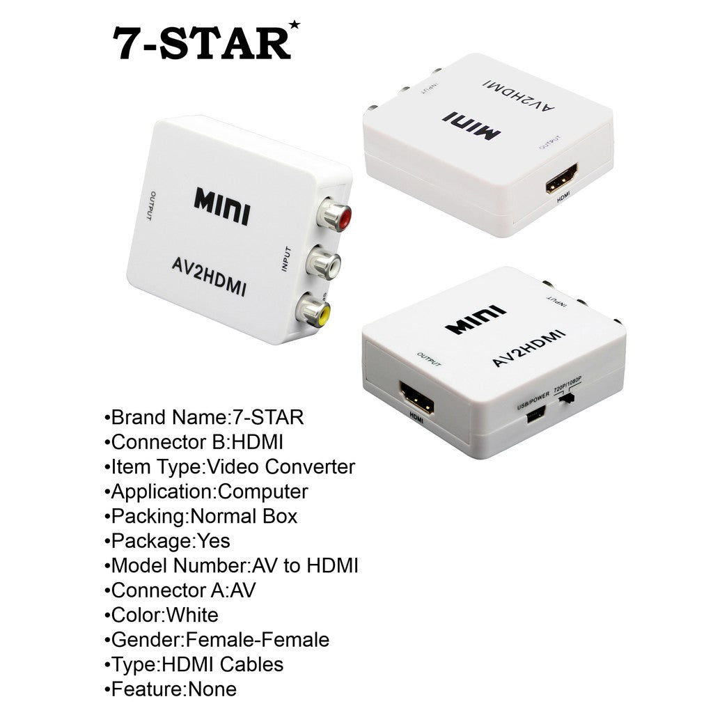 AV/RCA to HDMI Converter/Adapter | AVHDMI