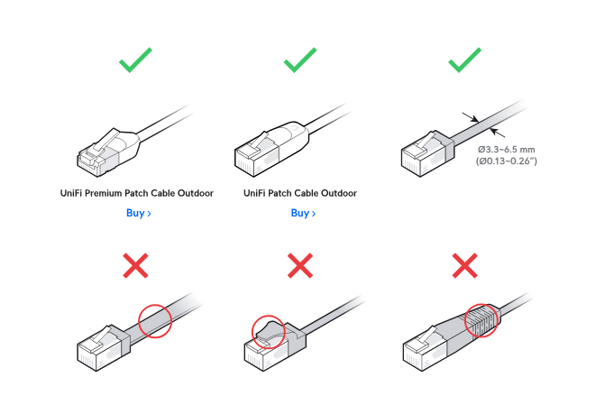 Ubiquiti Unifi UACC-RJ45-Coupler-C6A-Outdoor RJ45 Inline Coupler Cat6A Outdoor (2Pack)