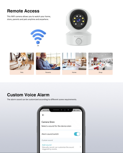 4G SIM Smart IP Camera – Smoke & Gas Detection | VS-CG49L/4G