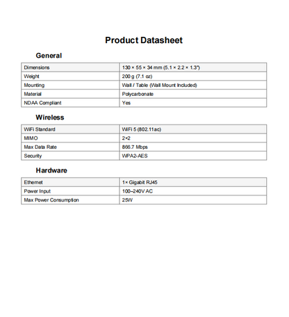 Ubiquiti UniFi UDB Device Bridge | Wireless PoE Adapter