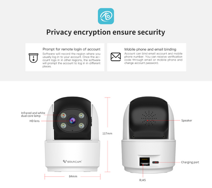 VStarcam CS996-SP 1080P Dual-Band WiFi IP Camera | VS-CS996-SP