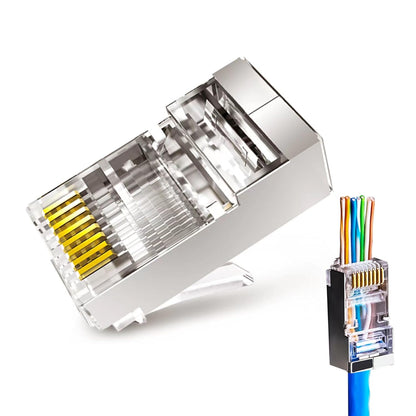 100PCS RJ45 Cat6 Modular Plug Ethernet RJ45 Connector
