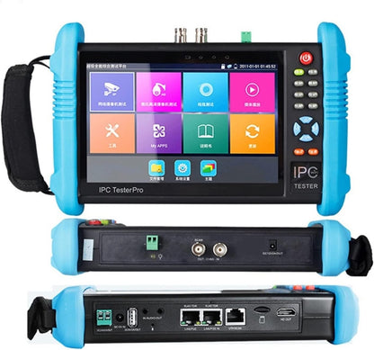 All-in-One 4K 8MP 7" IPS Touch CCTV Tester for HD-TVI/CVI/AHD/SDI/IP | CT9800U-CT