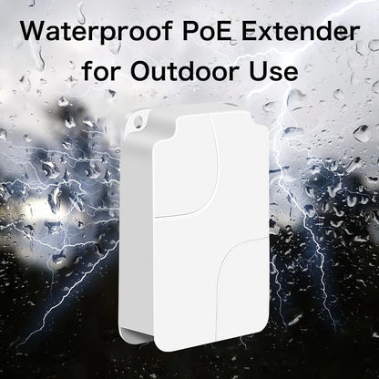 1-to-3 Outdoor Gigabit PoE Extender – 1000Mbps PoE+| PE103GB-WP