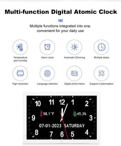 10 Inch Digital Calendar Clock Smart Monitor | LED-SC10S