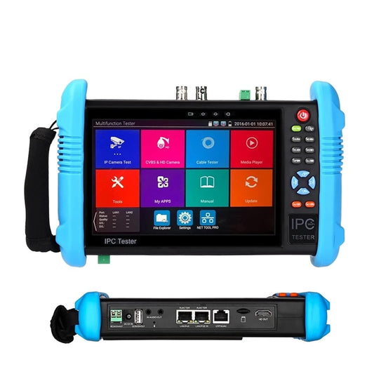 All-in-One 4K 8MP 7" IPS Touch CCTV Tester for HD-TVI/CVI/AHD/SDI/IP | CT9800U-CT