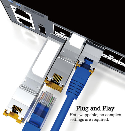7-STAR* SFP+ to RJ45 10G Transceiver - 10GBASE-T 2.5G/5G/10G SFP+ Module | 7S-SFP+-T-R30