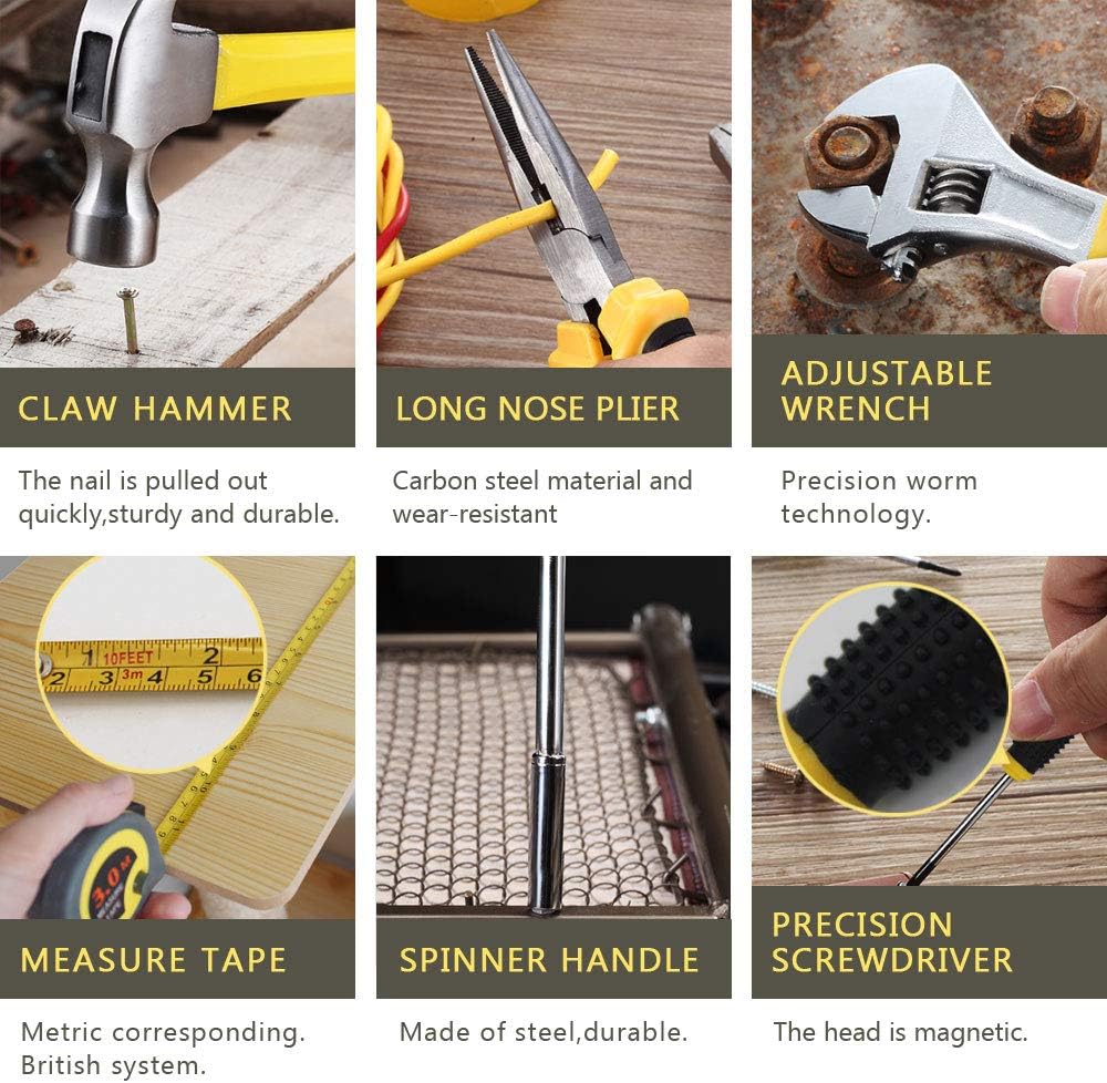 108PCS Household Tools Set with Tool Box | 7STS-Y108
