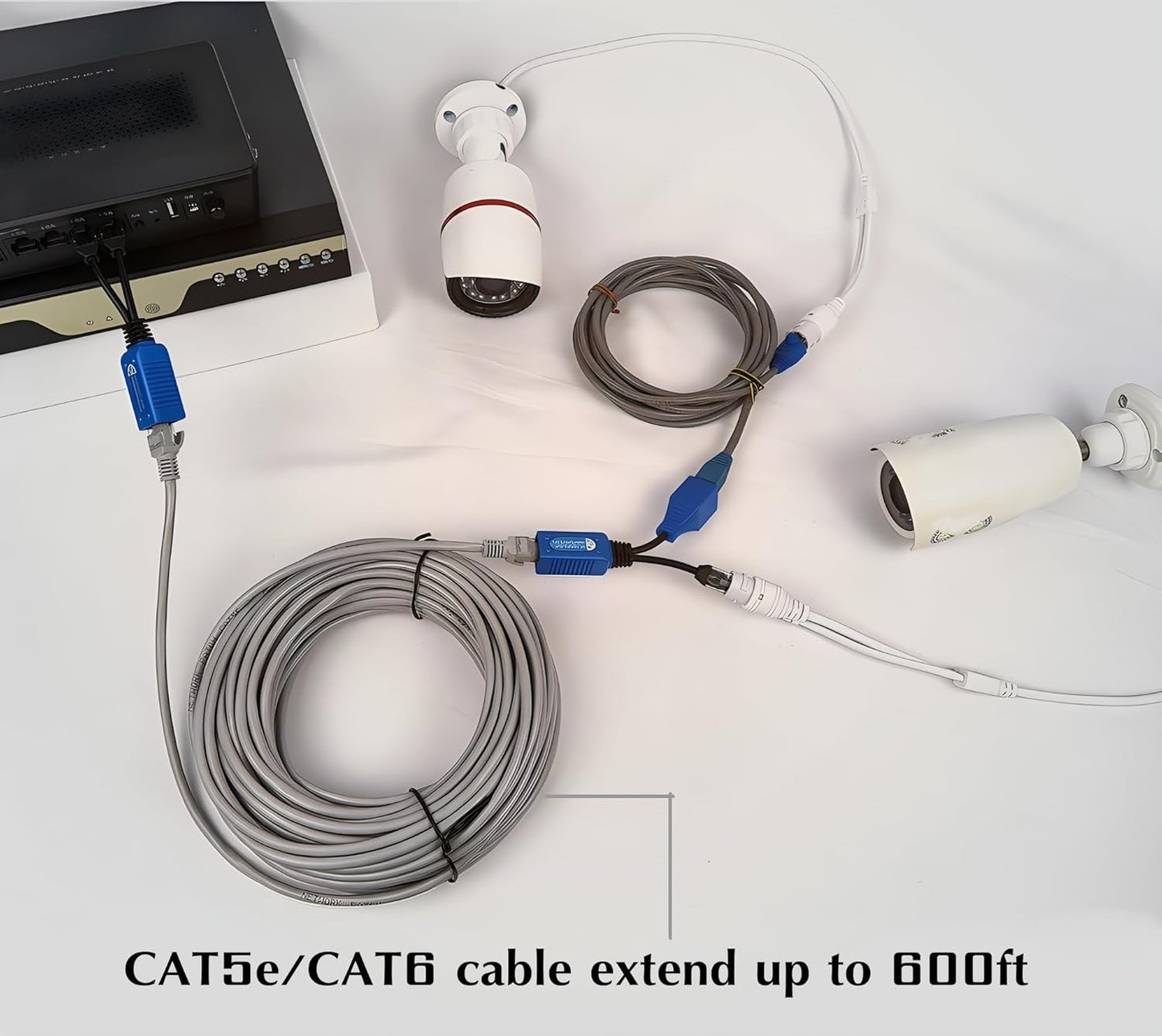 RJ45 Ethernet PoE Combiner/Splitter Cable | POE-3M1F